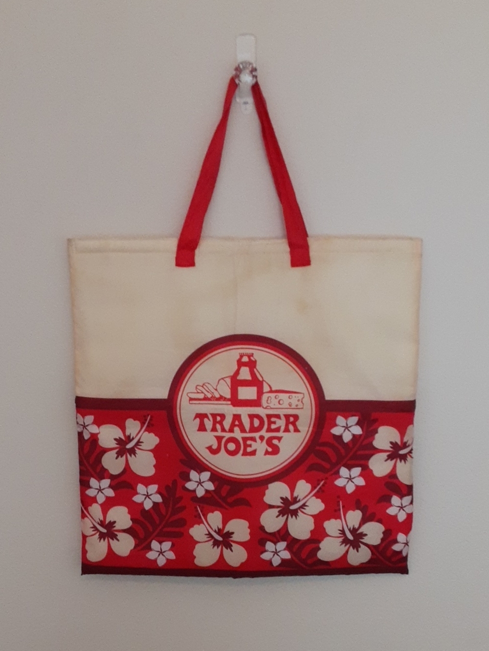 Trader Joe's Hibiscus Insulated Tote